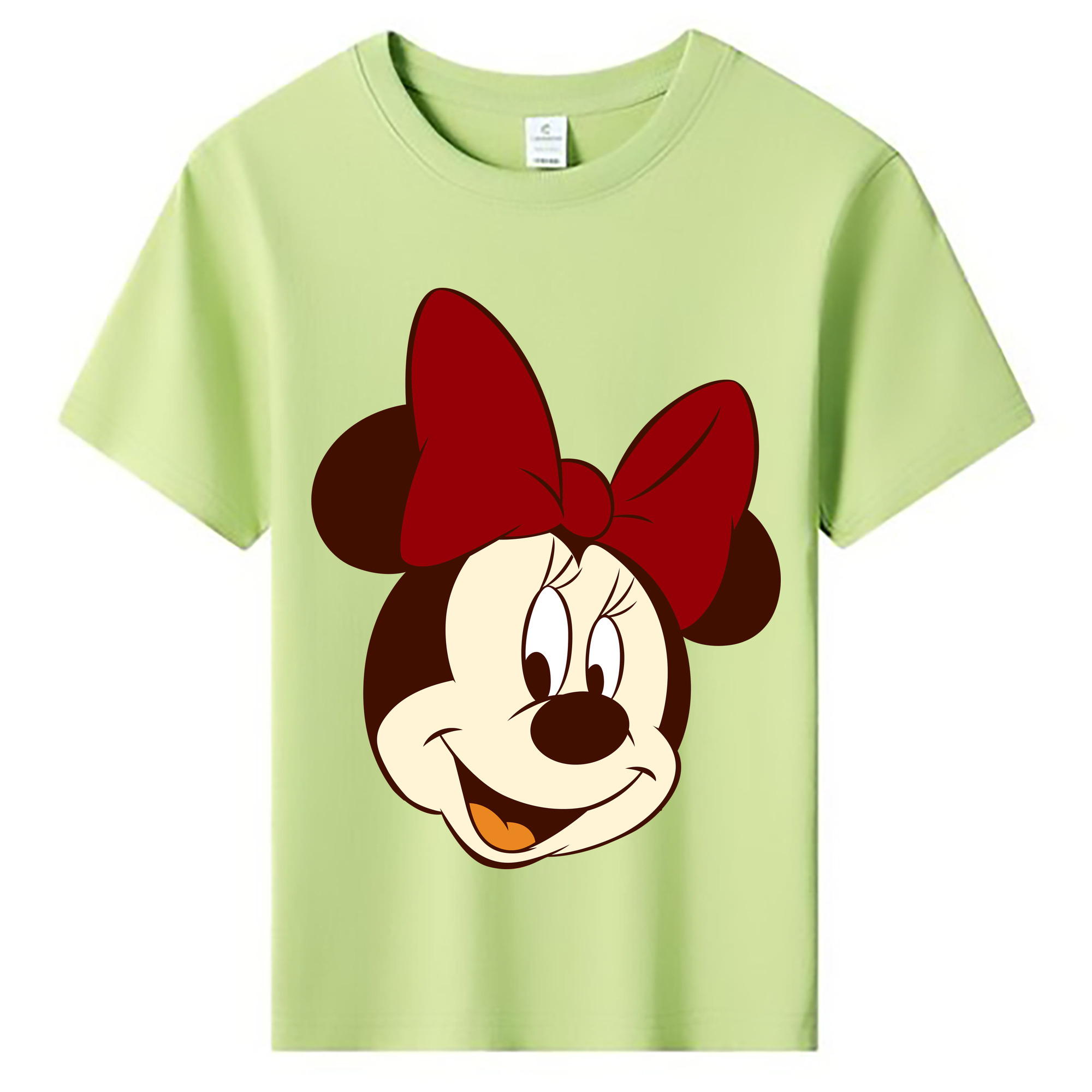 ミッキーマウス Mickey Mouse 綿100％キッズTシャツ（フロントプリント）